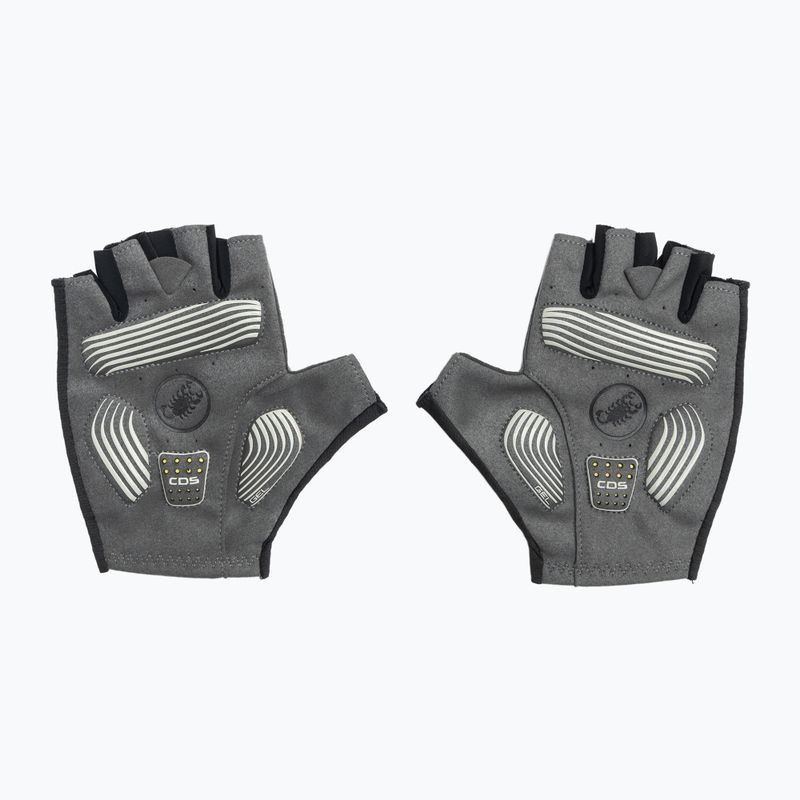 Guanti da ciclismo donna Castelli Espresso light nero 3