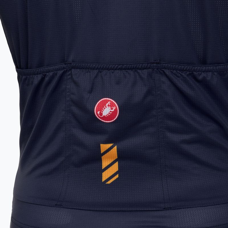 Maglia da ciclismo Castelli Unlimited Entrata 3 blu belga da uomo 4