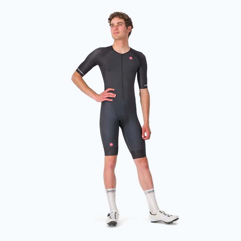 Tuta da ciclismo da uomo Castelli Core Tri nero 2