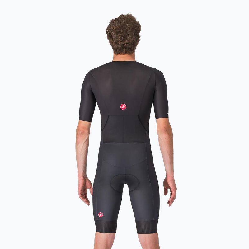 Tuta da ciclismo da uomo Castelli Core Tri nero 3
