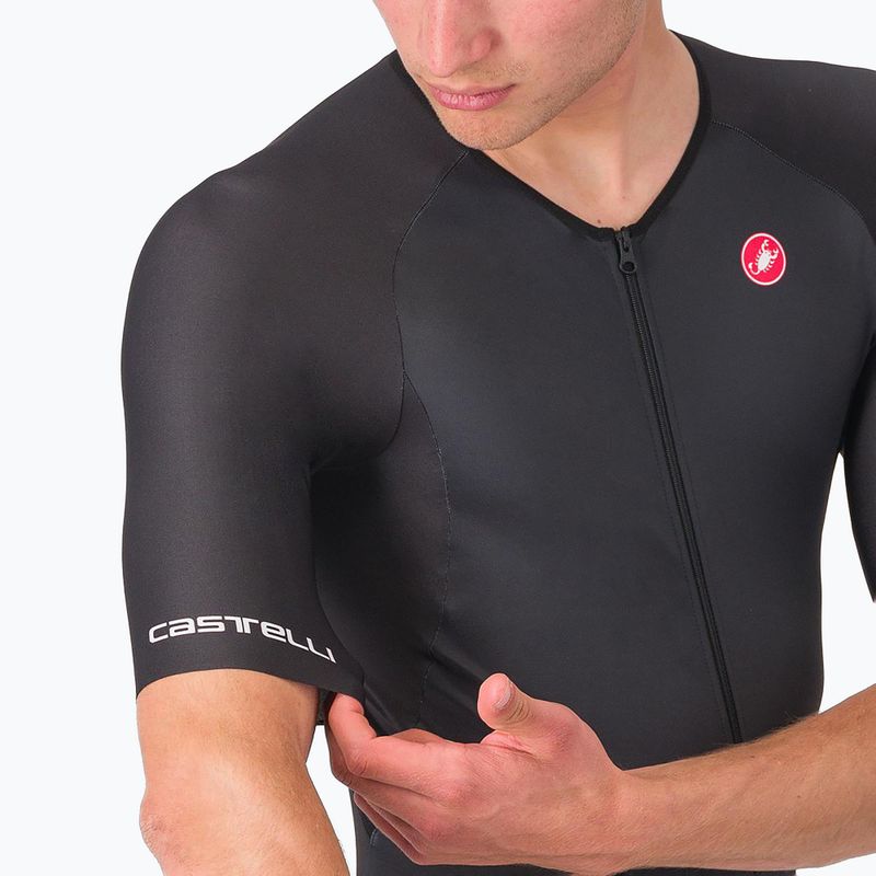 Tuta da ciclismo da uomo Castelli Core Tri nero 4