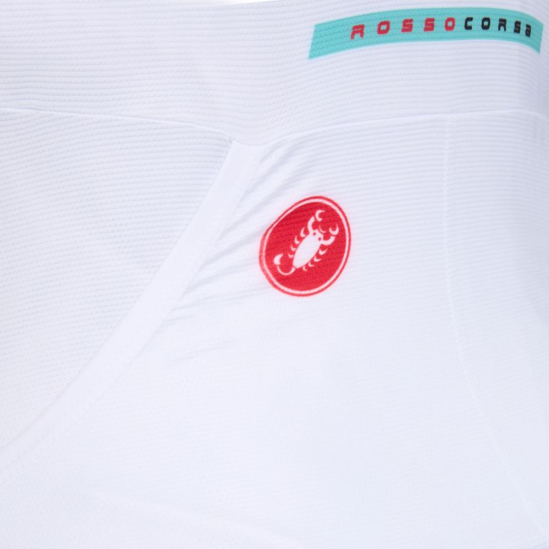 Body da ciclismo da donna Castelli Free Sanremo 3 SS in white/black 6