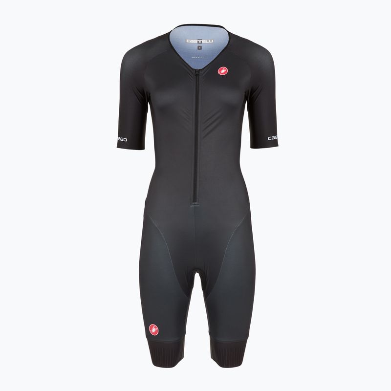 Tuta ciclismo donna Castelli Core Tri W nero