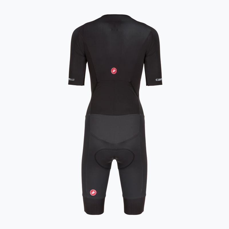 Tuta ciclismo donna Castelli Core Tri W nero 2