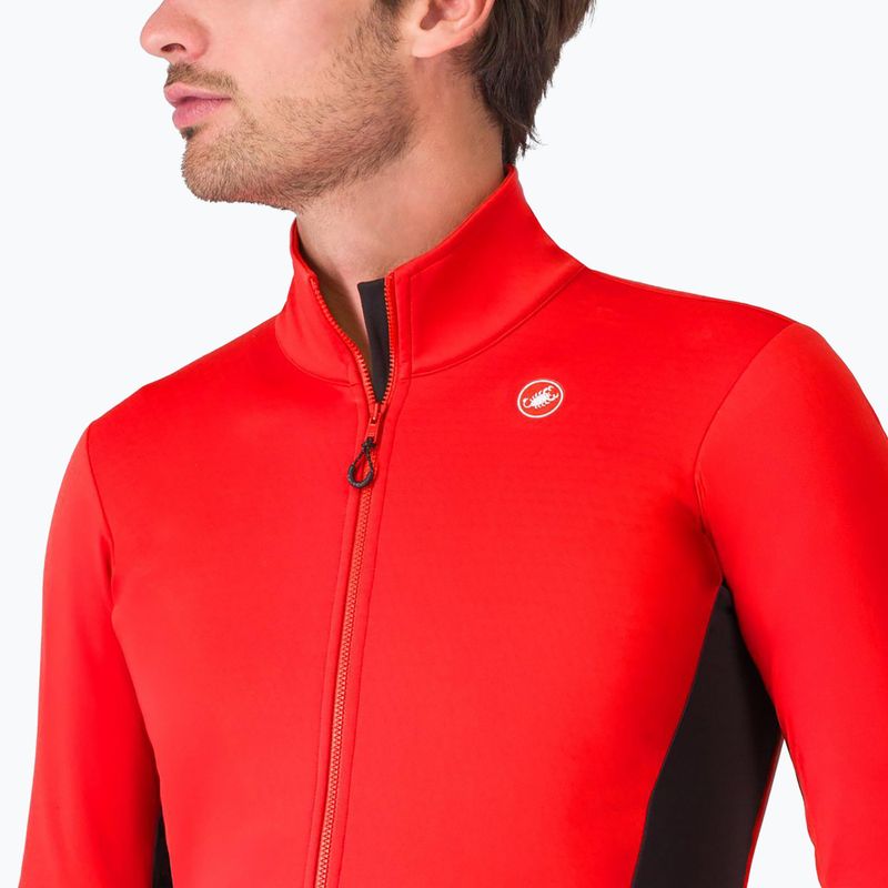 Giacca da ciclismo uomo Castelli Entrata 2 red/black 3