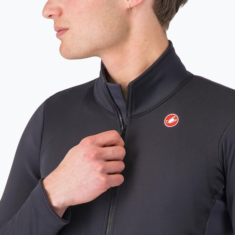 Giacca da ciclismo uomo Castelli Entrata 2 light black/dark gray 3
