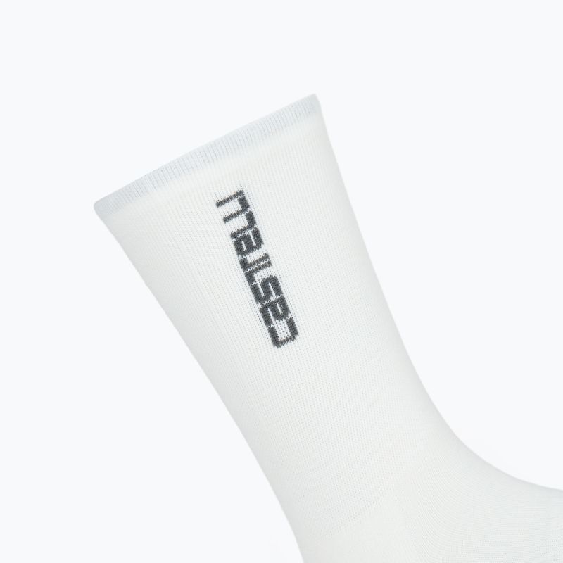 Calze Castelli Venti Soft Merino bianche da uomo 3
