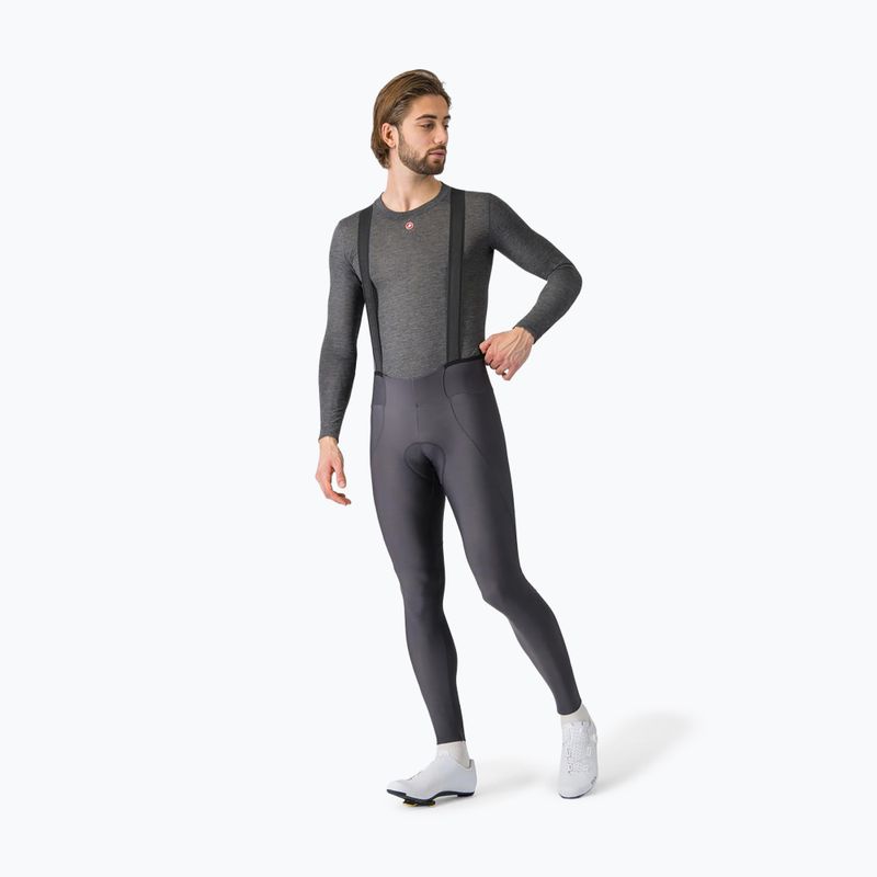 Longsleeve da ciclismo da uomo Castelli Medio Base Layer melange gray 2