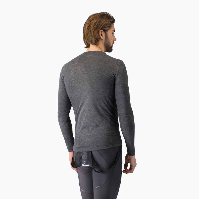 Longsleeve da ciclismo da uomo Castelli Medio Base Layer melange gray 3