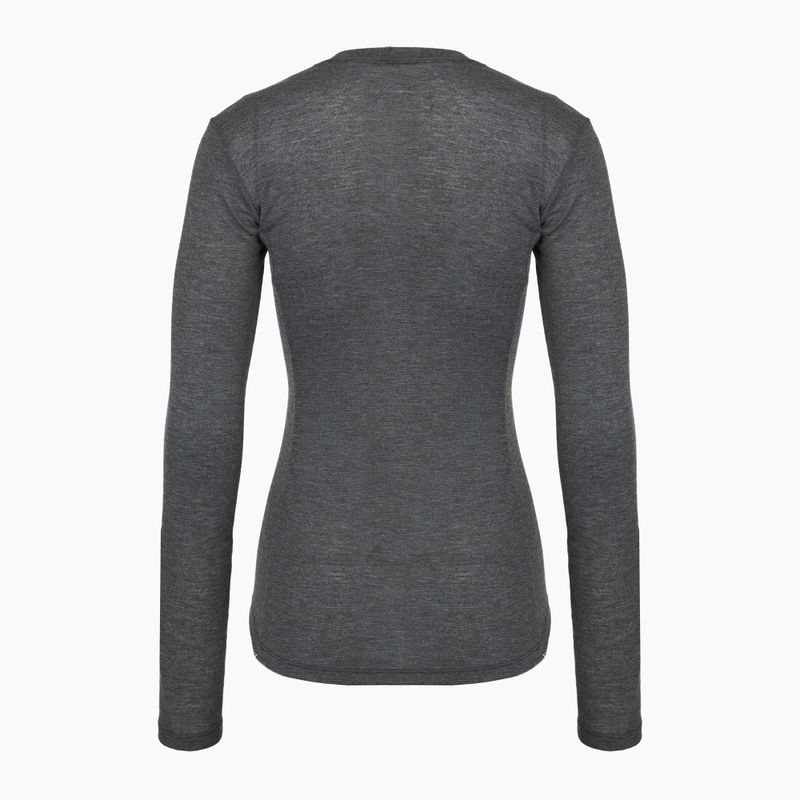 Longsleeve da ciclismo da donna Castelli Medio Base Layer W melange gray 2