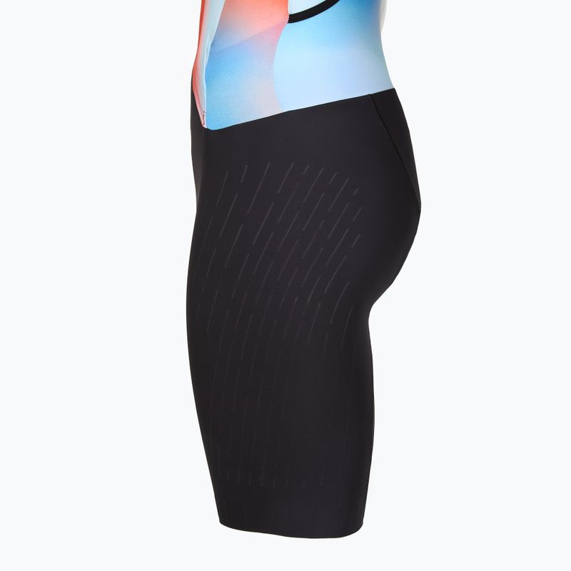 Body da ciclismo da uomo Castelli Free Sanremo 3 paprika/winter sky/black 4