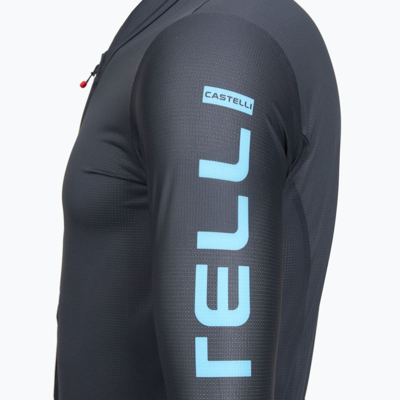 Maglietta da ciclismo da uomo Castelli Entrata Apex twilight blue/neon cobalt 3