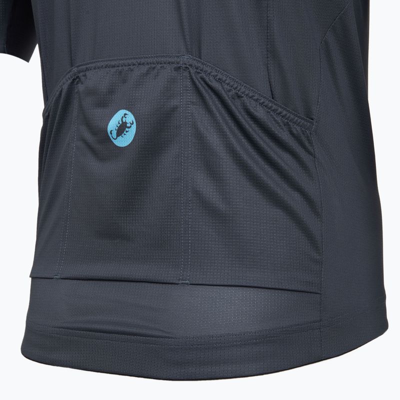 Maglietta da ciclismo da uomo Castelli Entrata Apex twilight blue/neon cobalt 4