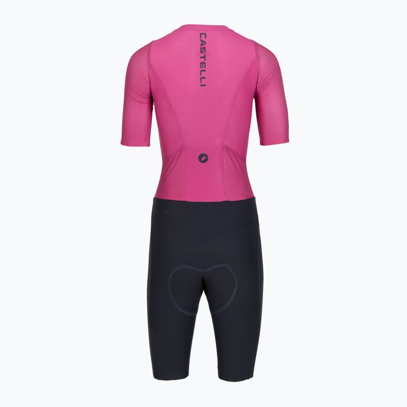 Body da ciclismo da donna Castelli Movement Suit W violet pink/twilight blue 2