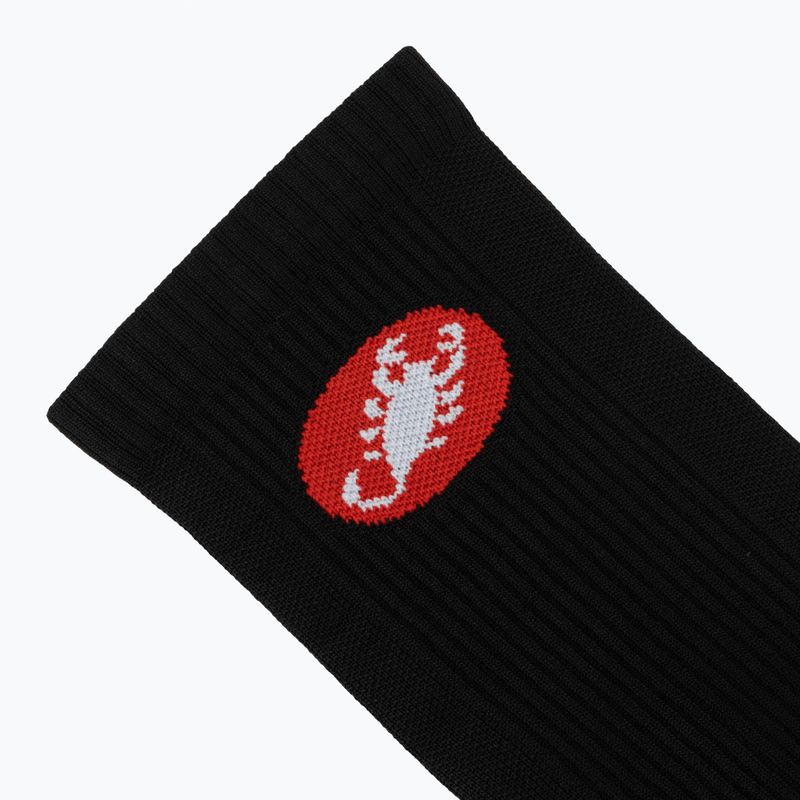 Calzini da uomo Castelli Entrata 18 black 3