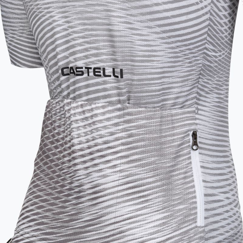 Maglietta da ciclismo da donna Castelli Cosmic Vortex gray 4