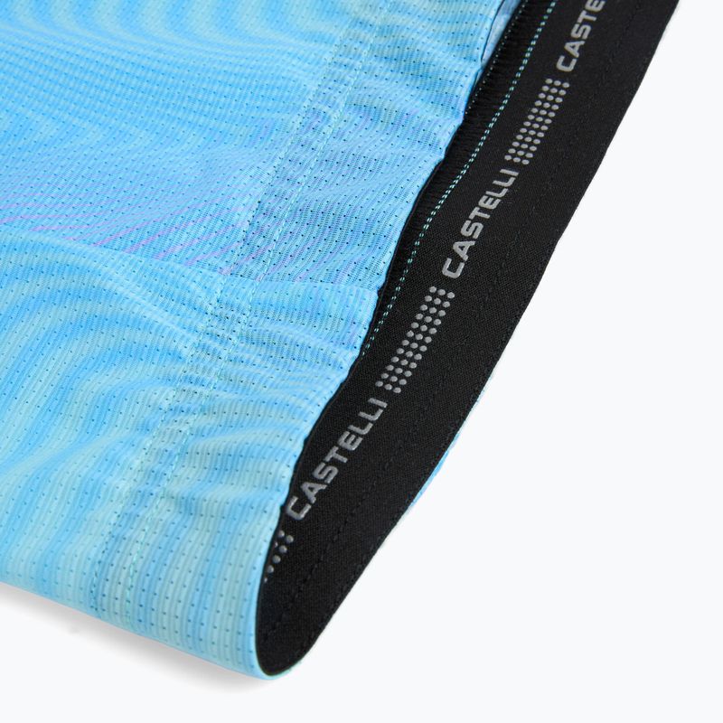 Maglietta da ciclismo da donna Castelli Cosmic Vortex multicolor pink green 4
