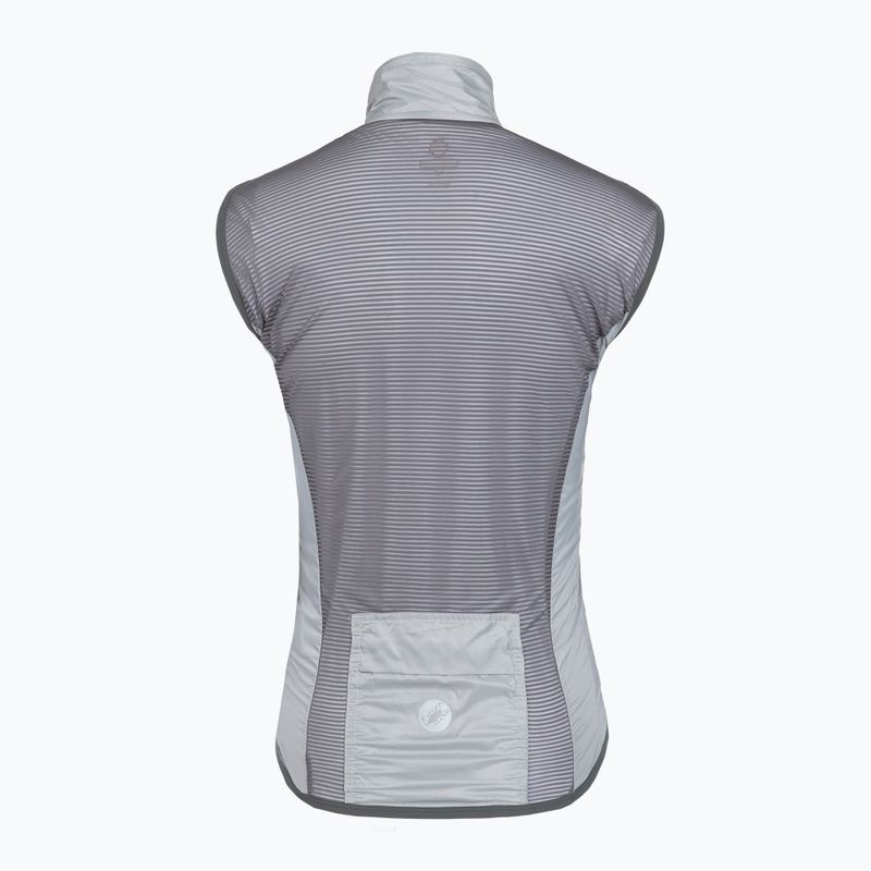 Gilet da ciclismo da donna Castelli Aria Shell 2 silver gray 2