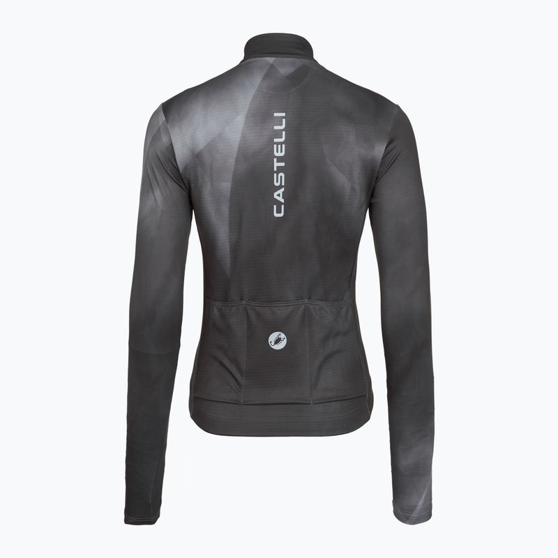 Longsleeve da ciclismo da donna Castelli Prismatic Thermal Jersey smoky gray 2