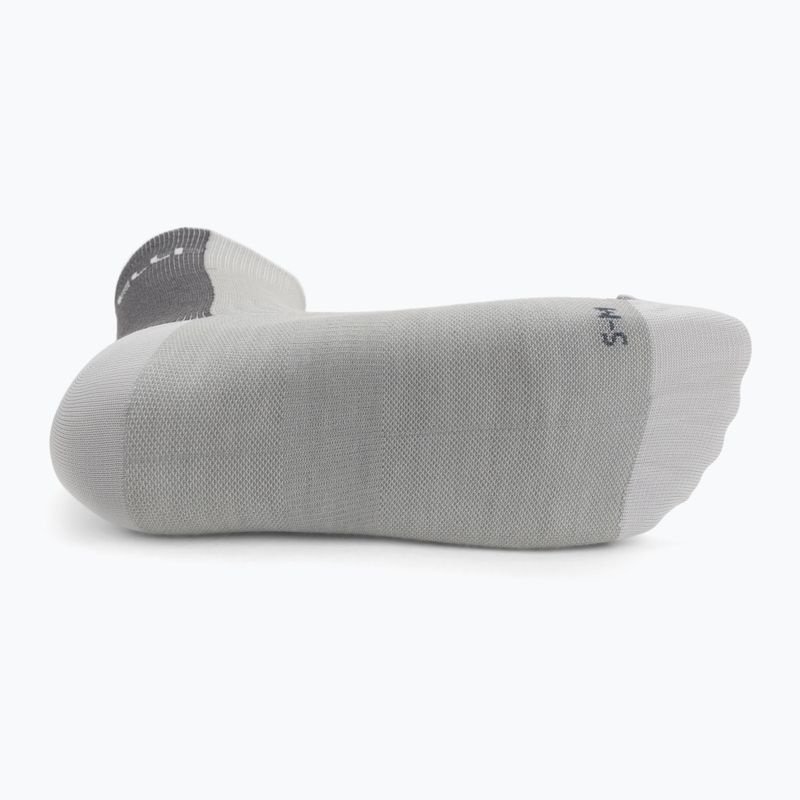 Calze da uomo Castelli Castelli Logo 18 Merino Sock silver gray/dark gray 4