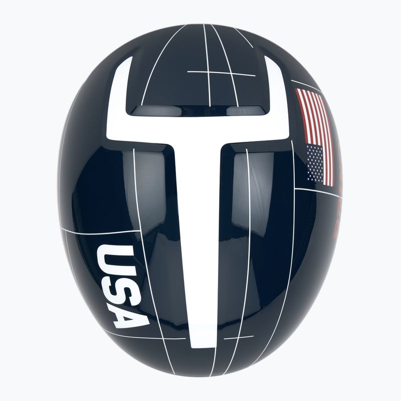 Casco da sci Briko Vulcano 2.0 USA Mips shiny blue/white/cardinal red 6