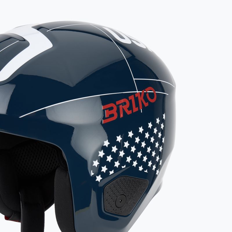 Casco da sci Briko Vulcano 2.0 USA Mips shiny blue/white/cardinal red 8
