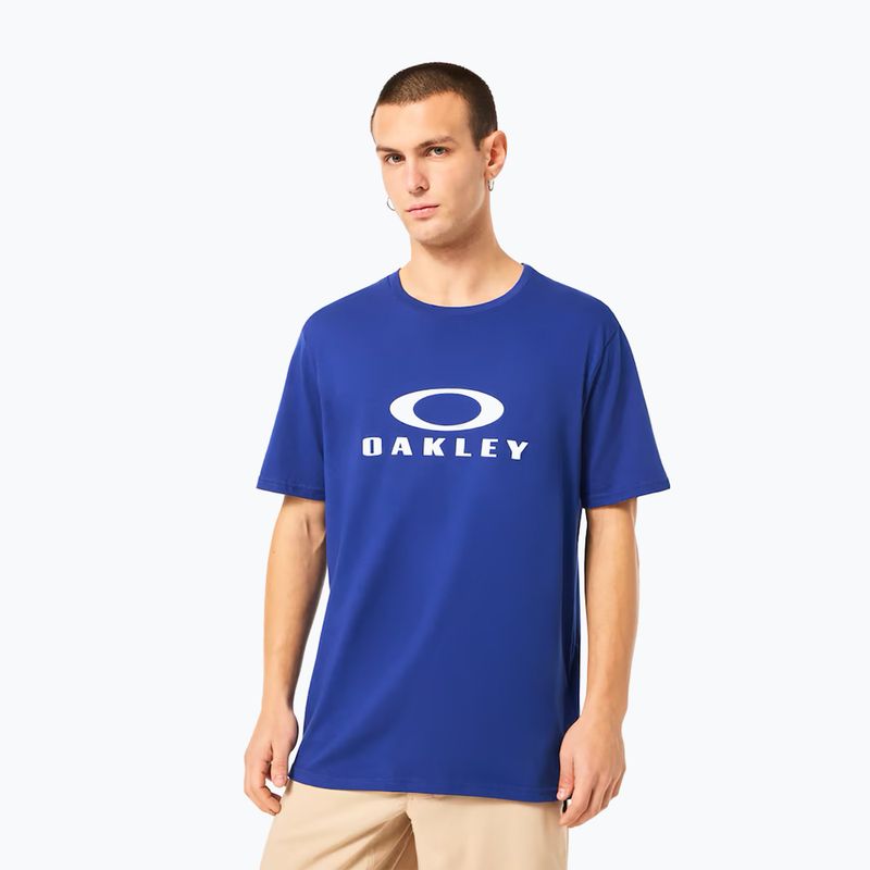 Maglietta Oakley da uomo O Bark 2.0 blu cristallo