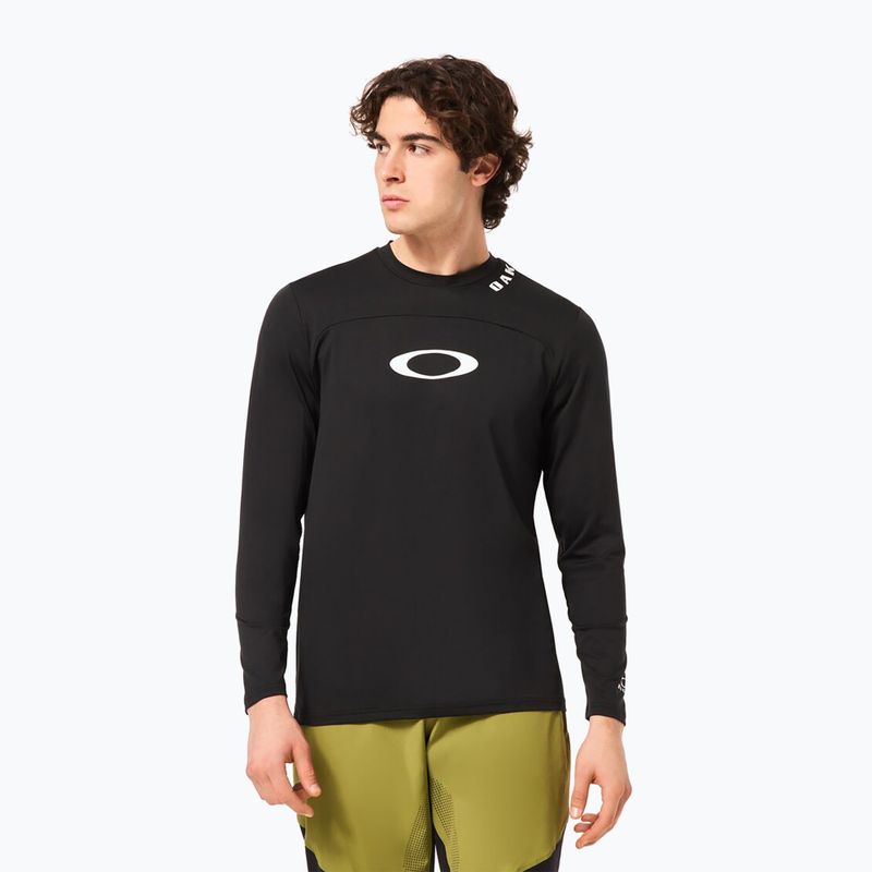 Manica lunga da ciclismo Oakley Free Ride RC blackout da uomo