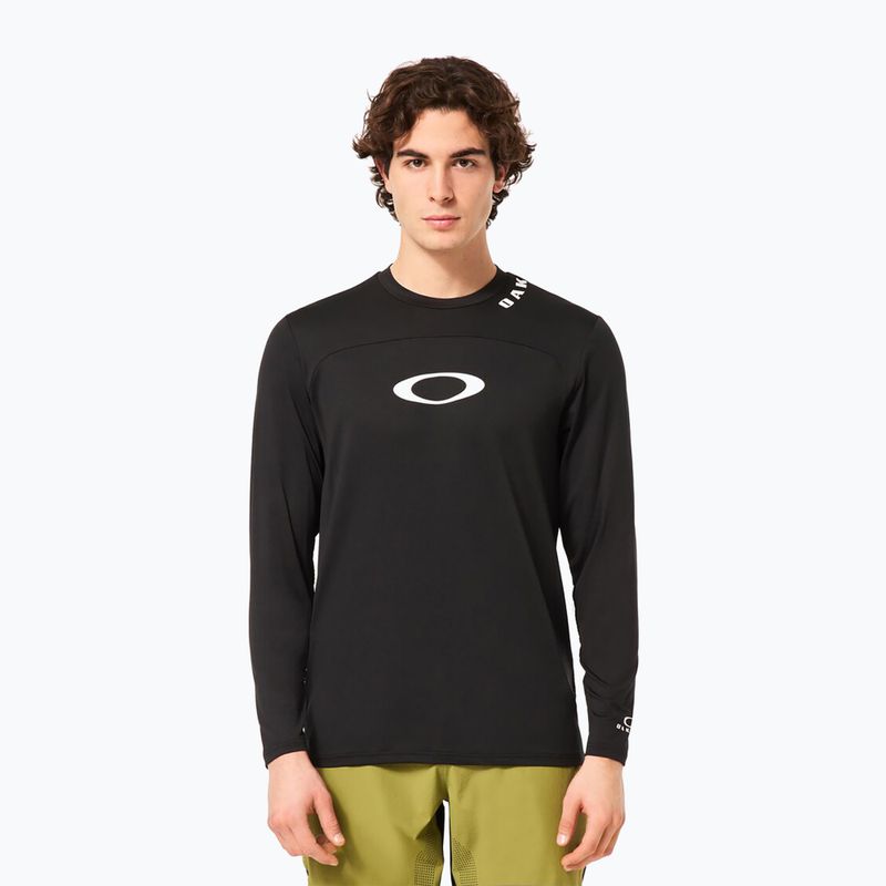 Manica lunga da ciclismo Oakley Free Ride RC blackout da uomo 5