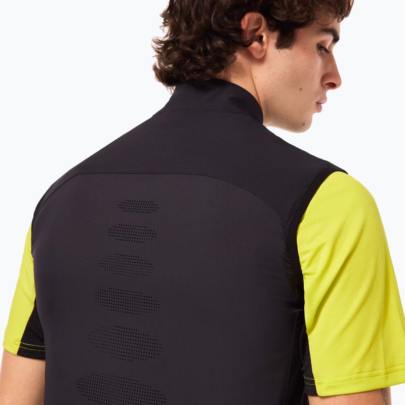 Gilet da ciclismo Oakley Elements Vest blackout da uomo 5