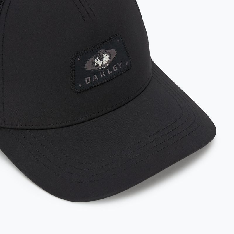 Cappello da baseball Oakley Patch Ellipse Tracker blackout da uomo 3