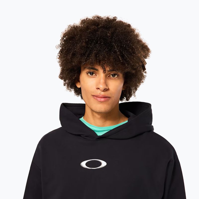 Felpa da uomo Oakley New Ellipse Zip Hoodie blackout 5