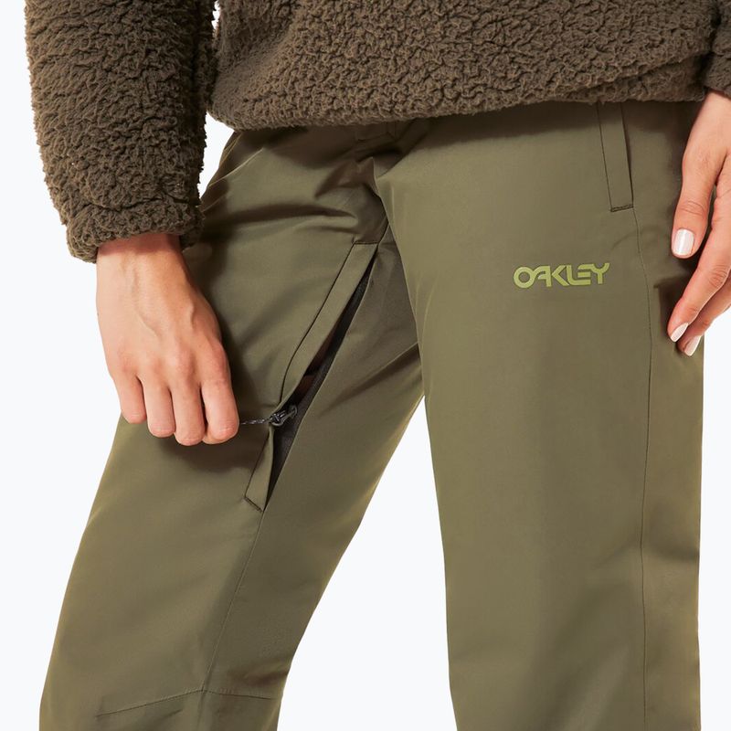 Oakley Jasmine Pantaloni da sci isolati da donna nuovi, spazzola scura 5