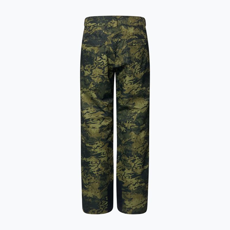 Pantaloni da sci Oakley Divisional Cargo Shell da uomo, verde mimetico tigrato 2