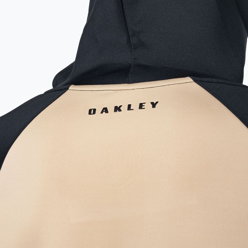 Felpa da snowboard Oakley Sierra DWR Fleece Hoody 2.0 humus da uomo 11