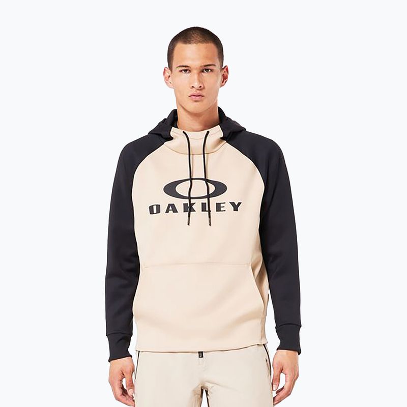 Felpa da snowboard Oakley Sierra DWR Fleece Hoody 2.0 humus da uomo