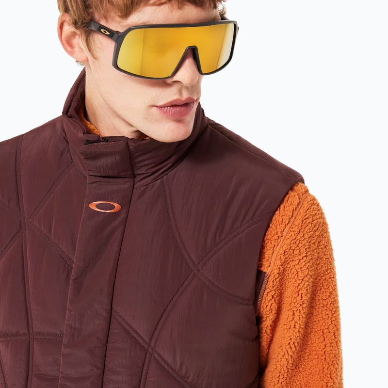 Gilet Hyland O-Puff senza maniche Oakley da uomo, color granata 4