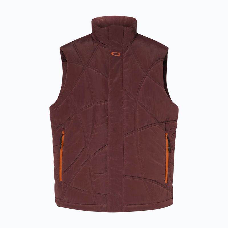 Gilet Hyland O-Puff senza maniche Oakley da uomo, color granata 7