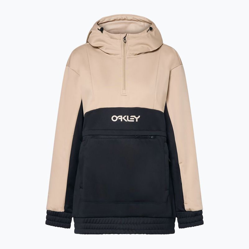 Felpa con cappuccio TNP Nose Grab Softshell da donna Oakley humus/blackout