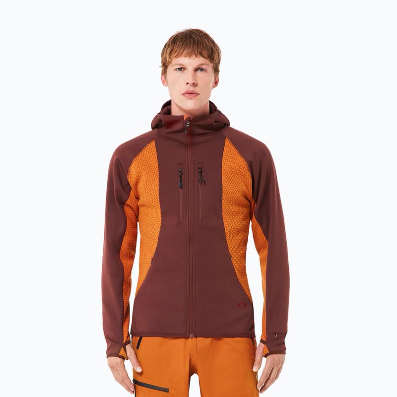 Felpa con cappuccio Oakley Drift Tech da uomo, Grenache