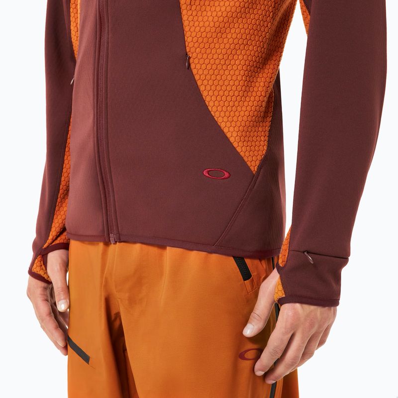 Felpa con cappuccio Oakley Drift Tech da uomo, Grenache 6