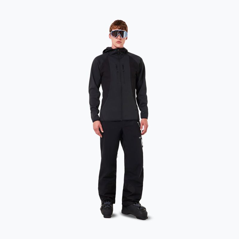 Felpa da snowboard uomo Oakley Drift Tech Fleece Hoodie blackout 2