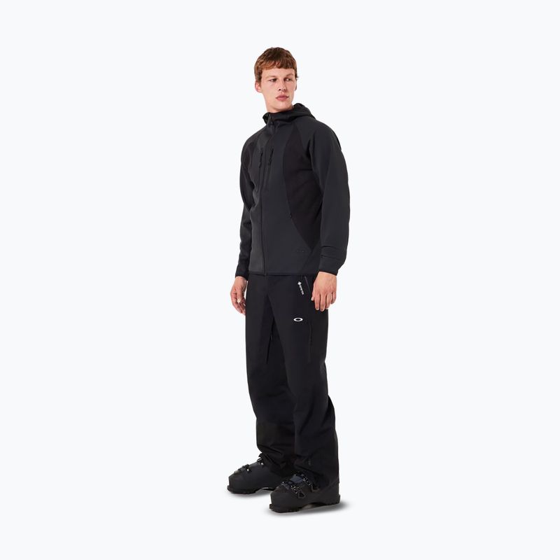 Felpa da snowboard uomo Oakley Drift Tech Fleece Hoodie blackout 5