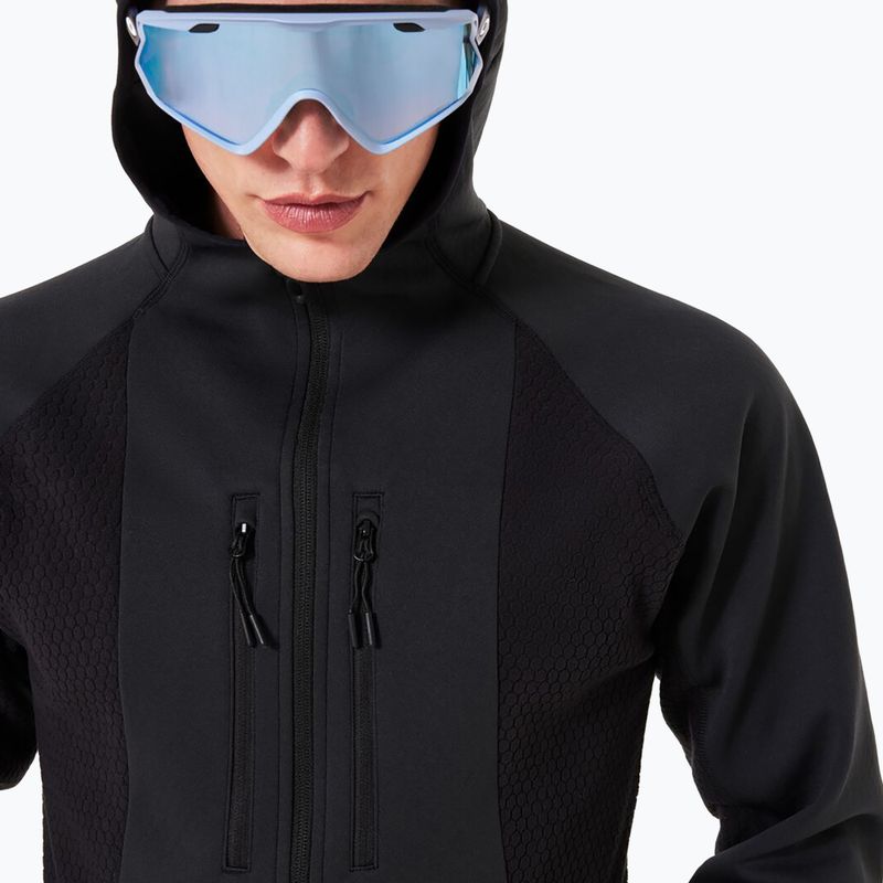 Felpa da snowboard uomo Oakley Drift Tech Fleece Hoodie blackout 6