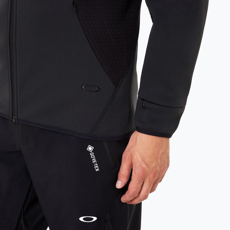 Felpa da snowboard uomo Oakley Drift Tech Fleece Hoodie blackout 9