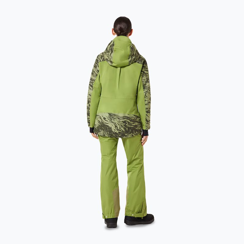 Oakley pantaloni da sci da donna Tc Juno Reduct Shell Pant 2.0 duality swirl dbl green 3