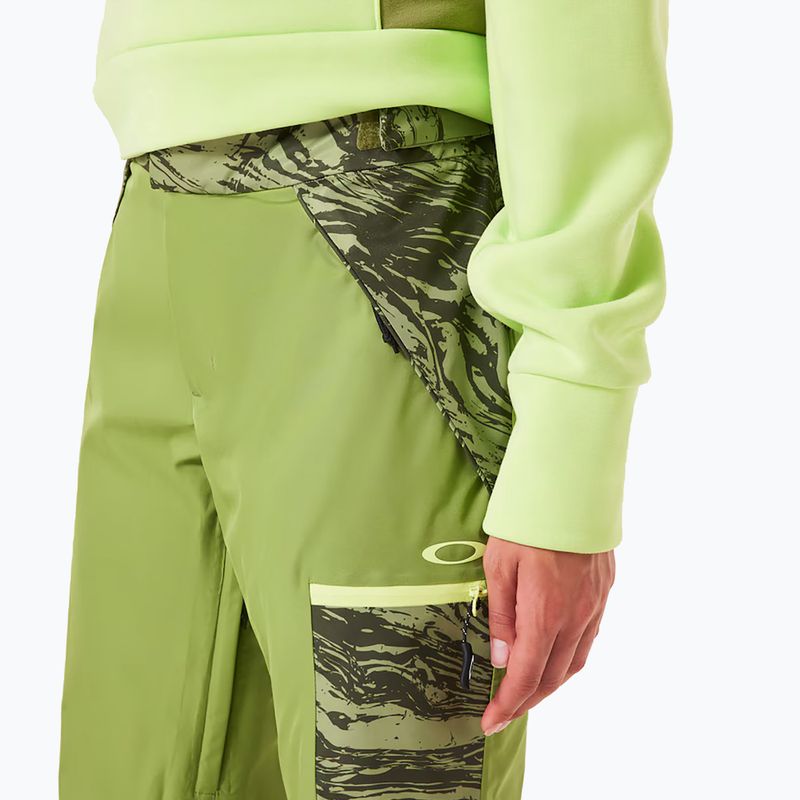 Oakley pantaloni da sci da donna Tc Juno Reduct Shell Pant 2.0 duality swirl dbl green 5