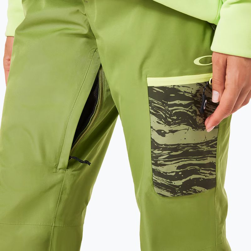 Oakley pantaloni da sci da donna Tc Juno Reduct Shell Pant 2.0 duality swirl dbl green 6