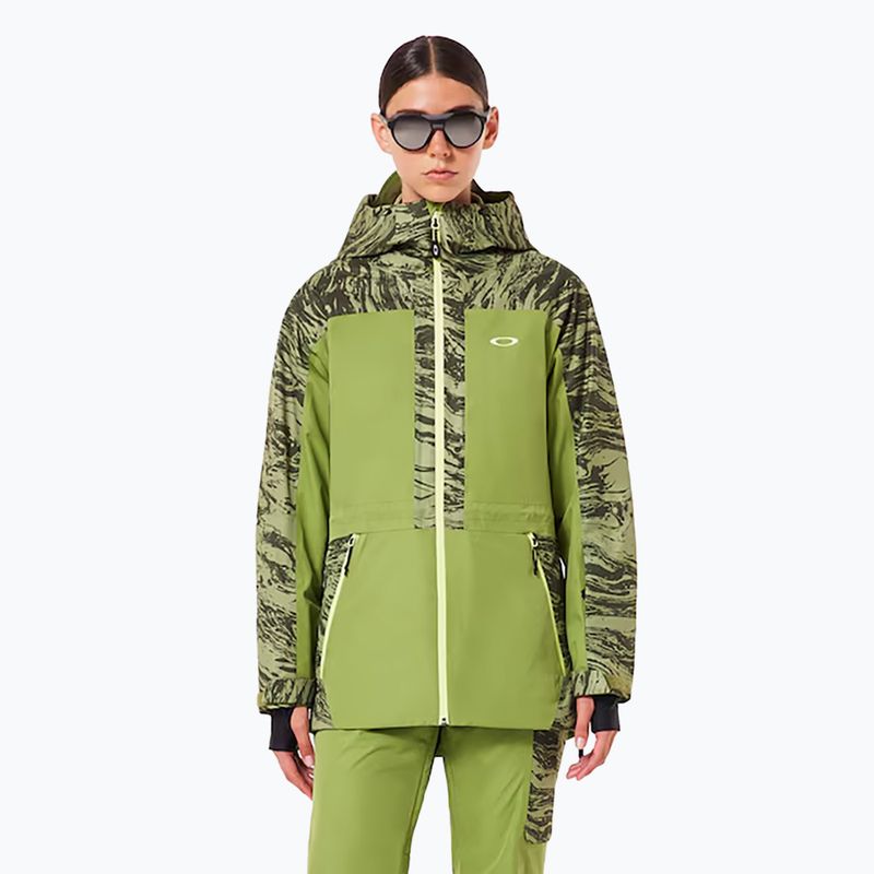 Oakley giacca da sci donna Tc Juno Reduct Shell Jacket 2.0 duality swirl doppio verde