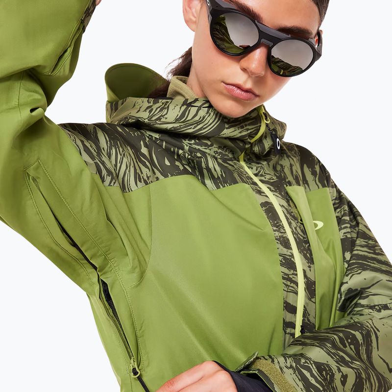 Oakley giacca da sci donna Tc Juno Reduct Shell Jacket 2.0 duality swirl doppio verde 8